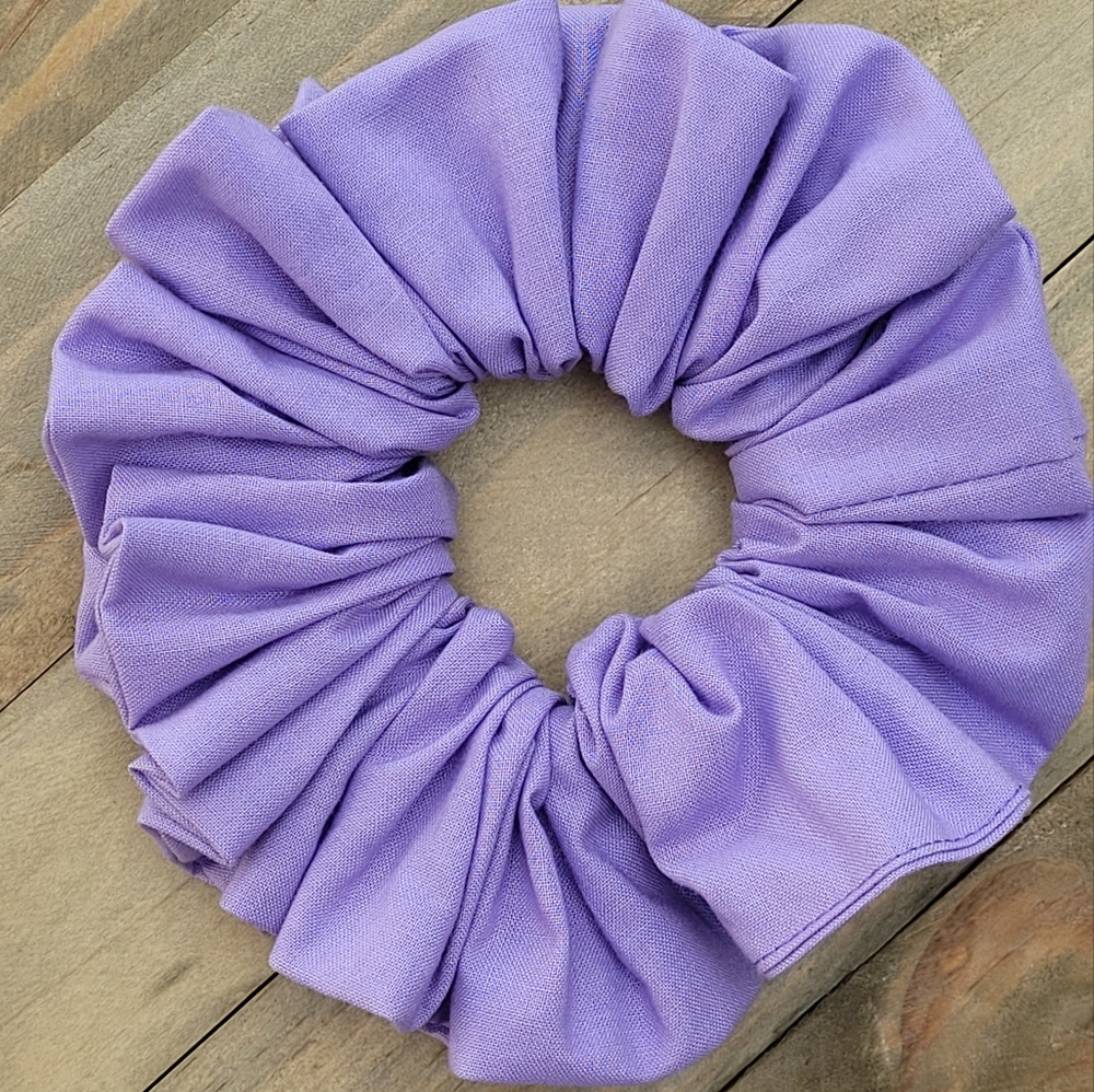 Large size Purple scrunchies Purple